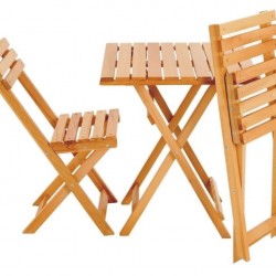 Ahşap Bistro Set / Bahçe Seti 