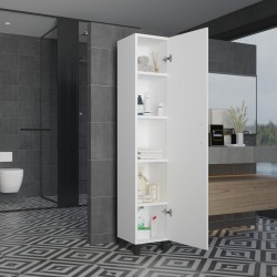 Dik Banyo Dolabı Deterjanlık / Havluluk / Banyo Rafı / Düzenleyici