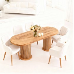 Bohem 6 Kişilik Yemek / Mutfak Masası