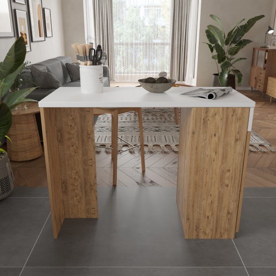 Dolaplı ve Çekmeceli Mutfak Masası