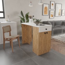 Dolaplı Çekmeceli Mutfak Masası / Yemek Masası