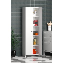 Lilyum Beyaz Çok Amaçlı 2 Kapaklı Dolap 50