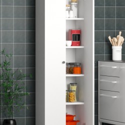 Lilyum Beyaz Çok Amaçlı 2 Kapaklı Dolap 50