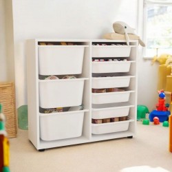 9 Sepetli Dolap Çok Amaçlı Dolap Oyuncak Dolabı