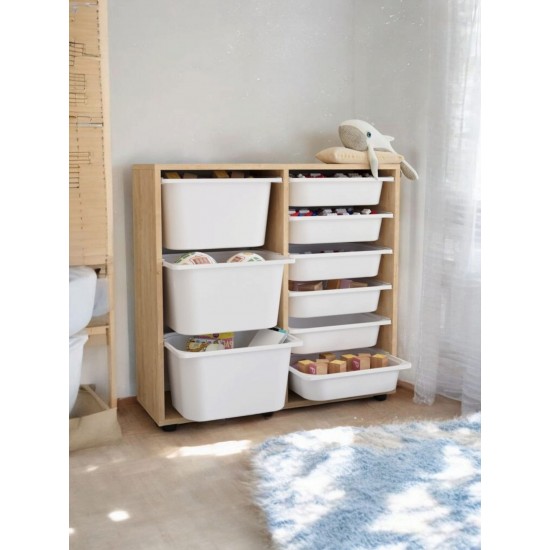 9 Sepetli Dolap Çok Amaçlı Dolap Oyuncak Dolabı