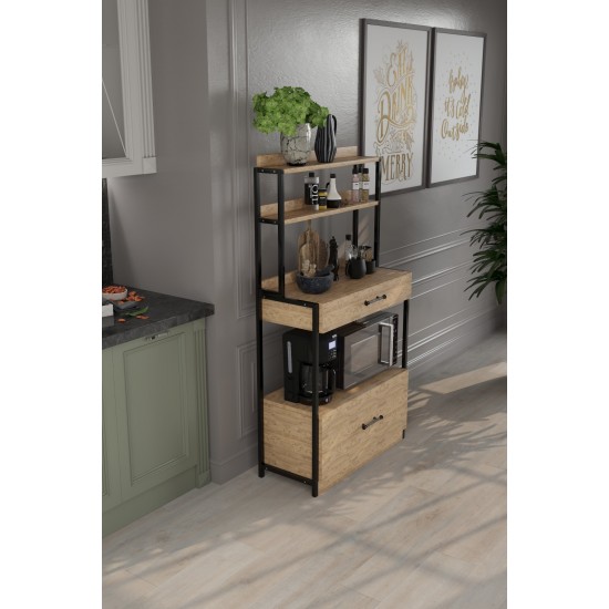 Melo Çok Amaçlı Mutfak Dolabı Bango / Kahve Köşesi / Düzenleyici