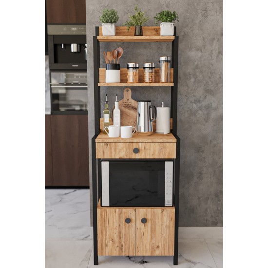 Çekmeceli Ve Kapaklı Çok Amaçlı Mutfak Dolabı