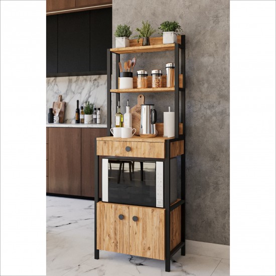 Çekmeceli Ve Kapaklı Çok Amaçlı Mutfak Dolabı