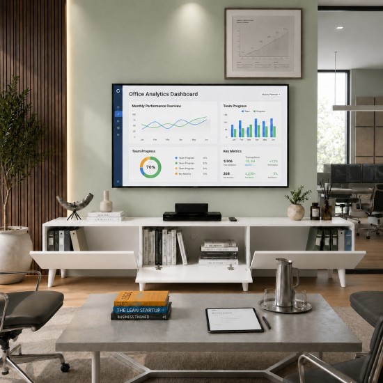 Moduleva Tv Sehpası / Tv Ünitesi Beyaz
