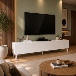 Moduleva Tv Sehpası / Tv Ünitesi Beyaz