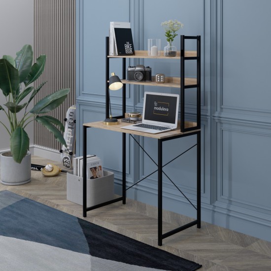 Kitaplıklı Çalışma Masası